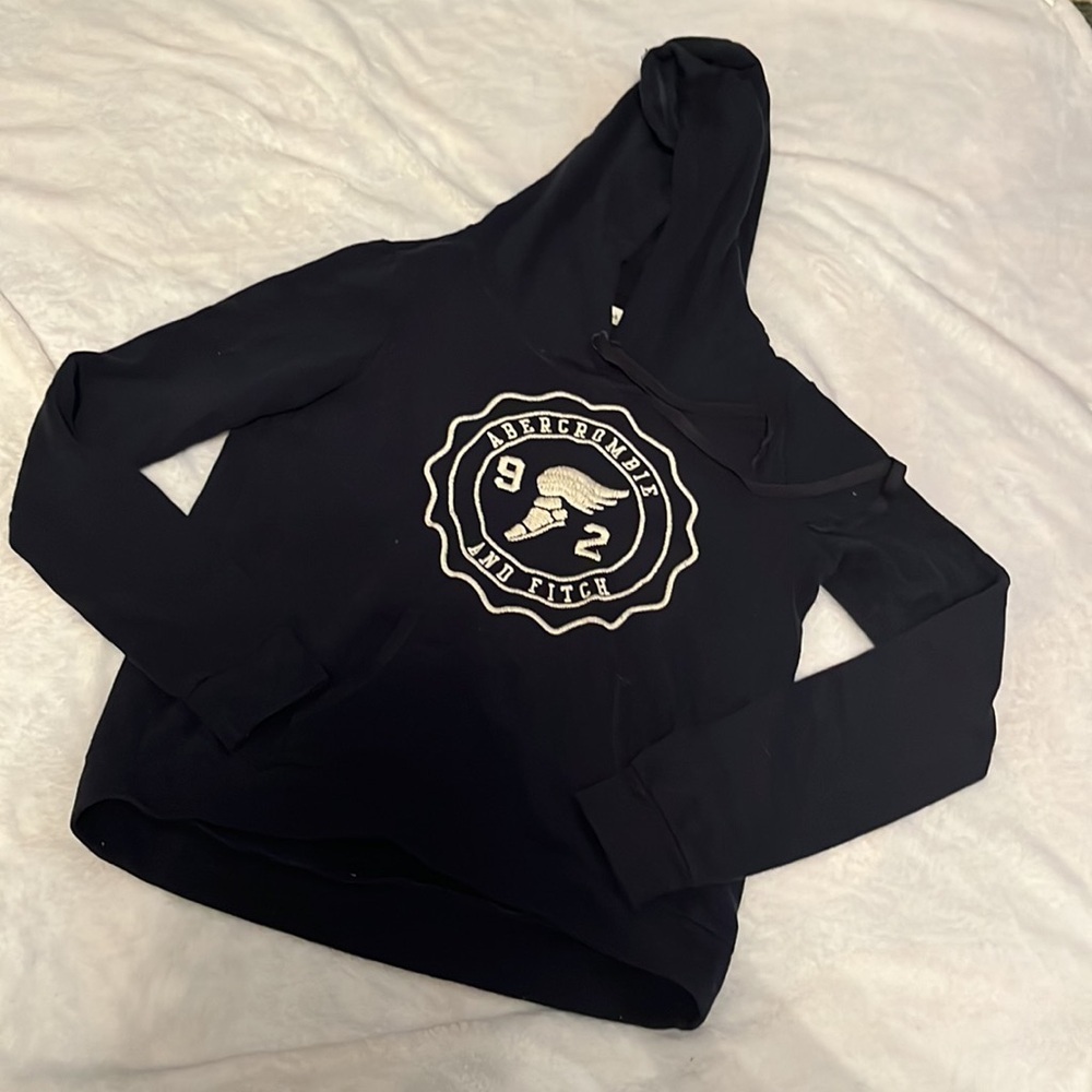 Abercrombie & Fitch NY embroidered hooded sweatshirt